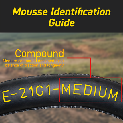 Pirelli 9254000 Mousse E-21C1-Medium (90/90-21)Front Premium Foam Insert, Designed for Enduro & Rally, Helps Prevent Flat Tires, Comes with Mousse Gel for Easy Installation, Non-Highway Service (NHS)
