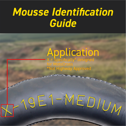 Pirelli 9254700 Mousse X-19E1-Medium (110/90-19) Rear Premium Foam Insert   Designed for Motocross, Helps Prevent Flat Tires, Comes with Mousse Gel for Easy Installation, Non-Highway Service (NHS)
