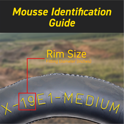 Pirelli 9254700 Mousse X-19E1-Medium (110/90-19) Rear Premium Foam Insert   Designed for Motocross, Helps Prevent Flat Tires, Comes with Mousse Gel for Easy Installation, Non-Highway Service (NHS)
