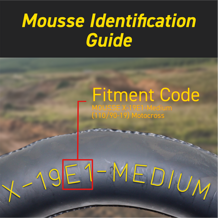 Pirelli 9254700 Mousse X-19E1-Medium (110/90-19) Rear Premium Foam Insert   Designed for Motocross, Helps Prevent Flat Tires, Comes with Mousse Gel for Easy Installation, Non-Highway Service (NHS)