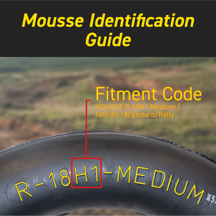 Pirelli 9264800 Mousse R-18H1-Medium (140/80-18) Rear Premium Foam Insert Designed for Enduro & Rally, Helps Prevent Flat Tires, Comes with Mousse Gel for Easy Installation, Non-Highway Service (NHS)