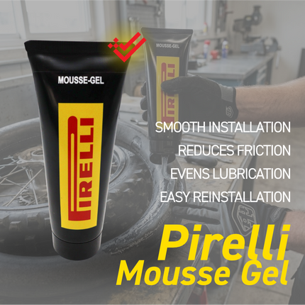 Pirelli 9264800 Mousse R-18H1-Medium (140/80-18) Rear Premium Foam Insert Designed for Enduro & Rally, Helps Prevent Flat Tires, Comes with Mousse Gel for Easy Installation, Non-Highway Service (NHS)