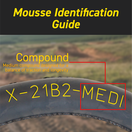 Pirelli 9361100 Mousse X-21B2-Medium (80/100-21) Front Premium Foam Insert, Designed for Motocross, Helps Prevent Flat Tires, Comes with Mousse Gel for Easy Installation, Non-Highway Service (NHS)