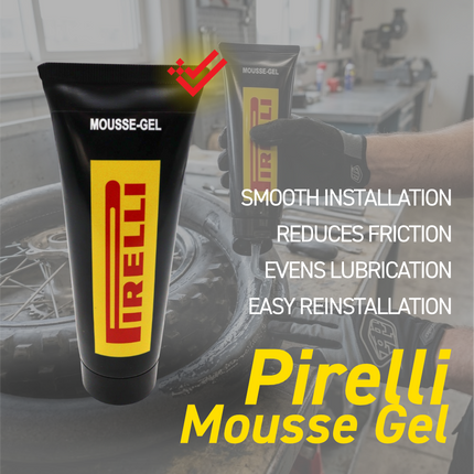 Pirelli 9361100 Mousse X-21B2-Medium (80/100-21) Front Premium Foam Insert, Designed for Motocross, Helps Prevent Flat Tires, Comes with Mousse Gel for Easy Installation, Non-Highway Service (NHS)
