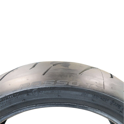 Pirelli Diablo Rosso II 200/50-17 (75W) TL Rear & 120/70 ZR 17 M/C (58W) TL (K) Front Motorcycle Tire - High Performance, Durable, and Reliable: Sport Performance for Road Use with Keychain