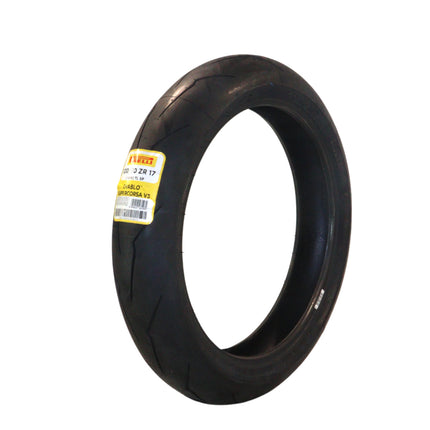 Pirelli Diablo SUPERCORSA V3 120/50ZR17 (58 W) Rear Motorcycle Street Racing Tire - High Performance, Durable, & Reliable Tire for Street Racing Bikes w/ Keychain