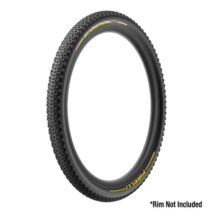 Pirelli Scorpion  XC H Yellow Label 55-622 (29x 2.2) MTB Bicycle Tire  - Designed for Hardpacked Courses, 120TPI and ProWall Casing- Mountain Bike Tire w/Keychain
