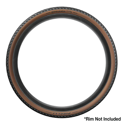 Pirelli Cinturato Gravel M TLR Classic 45-622 (700 x 45c) Road Bicycle Tire - SpeedGrip Compound, Clincher Type, Tubeless Ready Bike Tire with Keychain 700x45c