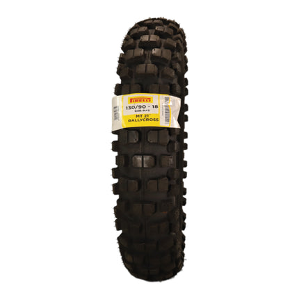 Pirelli MT 21 Rallycross 130/90-18 Rear Motorcycle Tire - DOT Approved, Dual-Sport/Enduro, Aggressive Tread for Off-Road & Rally, High-Performance Grip, Fits Adventure & Dirt Bikes with Keychain