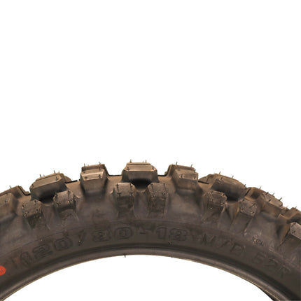 Pirelli MT 21 Rallycross 120/80-18 Rear Motorcycle Tire - DOT Approved, Dual-Sport/Enduro, Aggressive Tread for Off-Road & Rally, High-Performance Grip, Fits Adventure & Dirt Bikes with Keychain