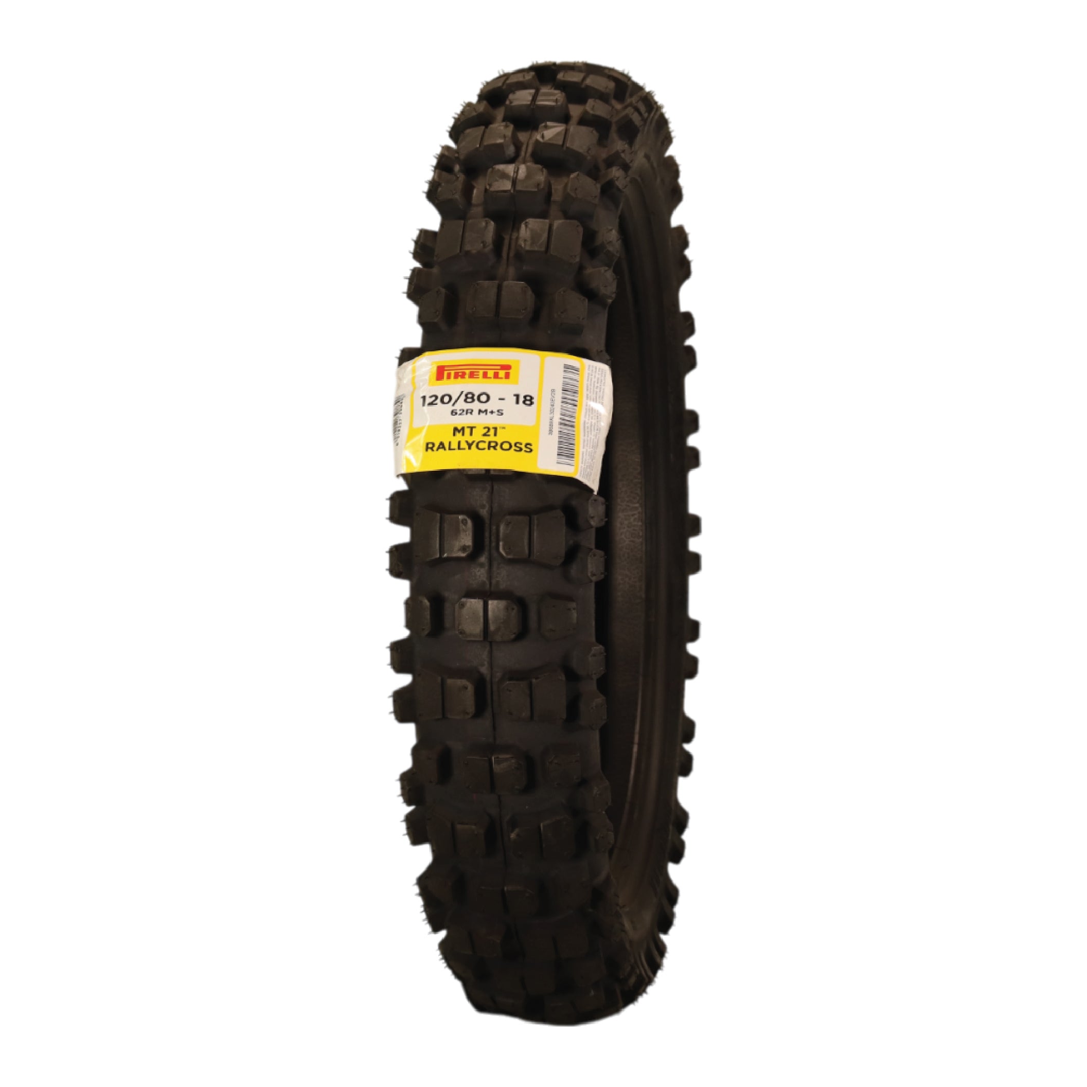 Pirelli MT 21 Rallycross 120/80-18 Rear Motorcycle Tire - DOT Approved, Dual-Sport/Enduro, Aggressive Tread for Off-Road & Rally, High-Performance Grip, Fits Adventure & Dirt Bikes with Keychain