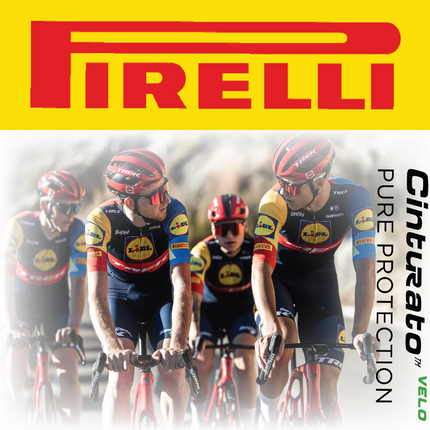 Pirelli Cinturato Velo TLR Classic 28-622 (700 x 28c) Road Bicycle Tire - Great for Long-Distances and Various Terrains - Armour Tech, Clincher Type, Tubeless Ready Bike Tire with Keychain 700x28c