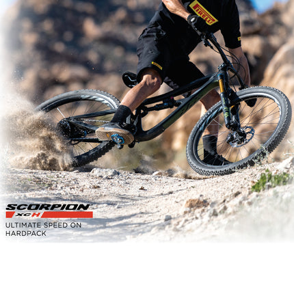"Pirelli Scorpion Sport XC H 29 x 2.2 Black Folding Tire for Mountain Bikes- Consistent Performance, Lightweight and Durable, Ideal for Cross-Country and Trail Riding with Pirelli Keychain"