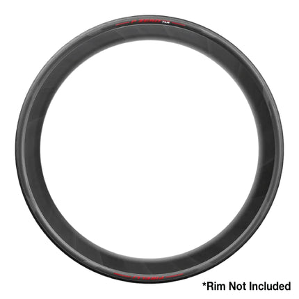 Pirelli P ZERO Race 28-622 (700x28c) Clincher Road Bike Tire - Color Edition Red, Tubeless Ready, High Performance, Superior Grip, Stylish Design for Road Bicycles - w/Keychain