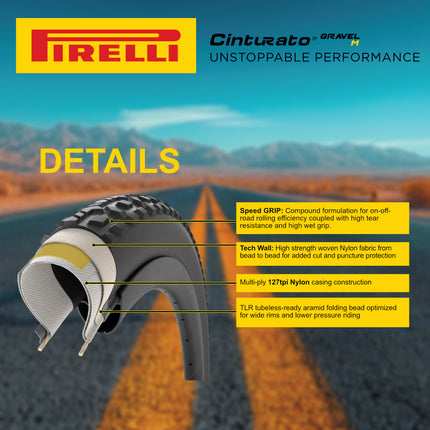 Pirelli Cinturato Gravel M HP-Line 40-622 Black Bicycle Tire 700x40 2 Pack High Performance Gravel Tires Mixed Terrain Folding Tires with Cinturato SmarTube 33-45-622 Presta 60mm 2 Pack and Keychain