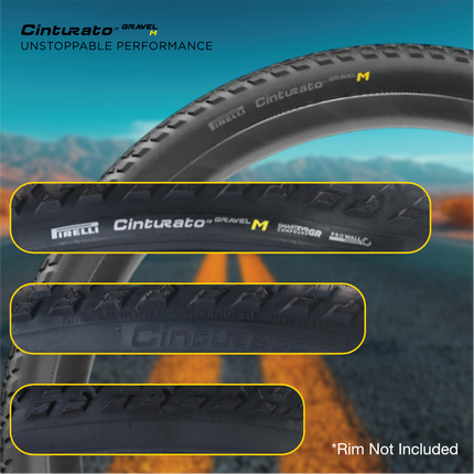 Pirelli Cinturato Gravel M HP-Line 45-622 Black Bicycle Tire 700x45 2 Pack High Performance Mixed Terrain Gravel Tires with Cinturato SmarTube 33-45-622 Presta 60mm 2 Pack and Keychain