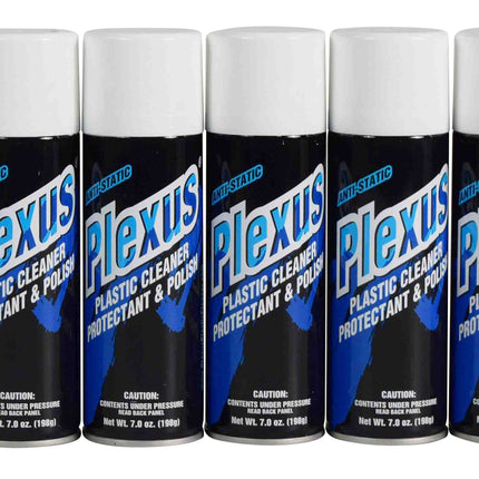 MADE USA Plexus Plastic Cleaner Protectant & Polish 7oz Can 10 Pack w Sticker