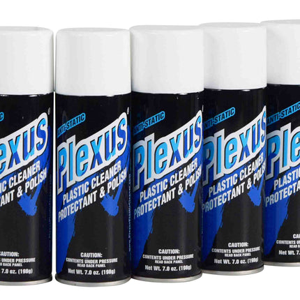 MADE USA Plexus Plastic Cleaner Protectant & Polish 7oz Can 12 Pack w Sticker