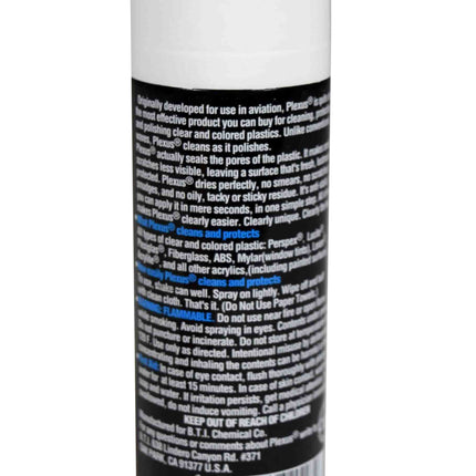MADE USA Plexus Plastic Cleaner Protectant & Polish 7oz Can 12 Pack w Sticker