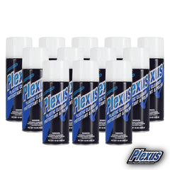 Plexus Aerosol Plastic Cleaner, Protectant, & Polish  13oz Can  Made in USA  All-in-One Solution for Plastic Surfaces with Sticker (12-Pack)
