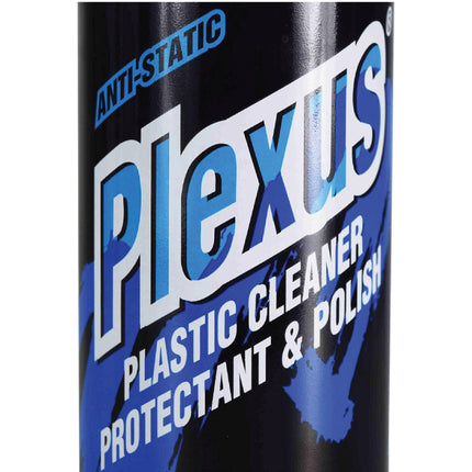 Plexus Aerosol Plastic Cleaner, Protectant, & Polish  13oz Can  Made in USA  All-in-One Solution for Plastic Surfaces with Sticker (12-Pack)