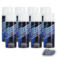 Plexus Aerosol Plastic Cleaner, Protectant, & Polish  13oz Can  Made in USA  All-in-One Solution for Plastic Surfaces with Sticker (8-Pack)