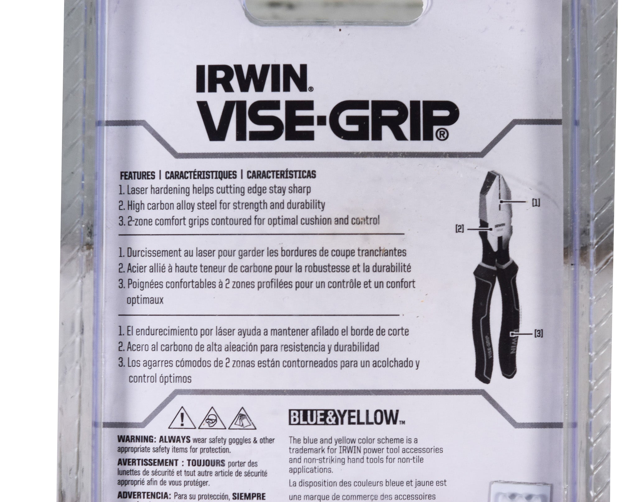 Vise-Grip 1968335 9.5" Lineman's Pliers W/LH Edge
