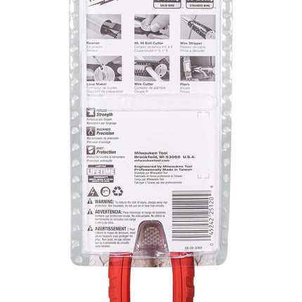 Milwaukee 48-22-3079 8GA-20GA 6 in 1 Combination Wire Pliers