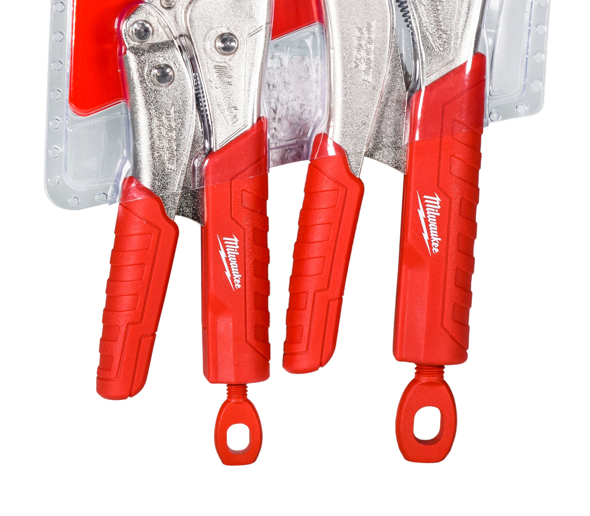 Milwaukee 48-22-3402 2 Pc. 7" & 10" Torque Lock Curved Jaw Locking Pliers Set With Grip