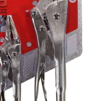 Milwaukee 48-22-3602 2Pc Locking Pliers Set, 6" Long Nose & 10" Curved Jaw