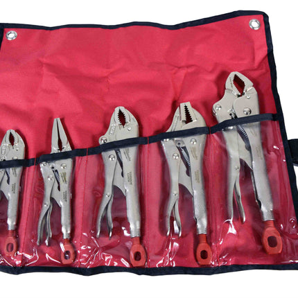 Milwaukee 48-22-3695 5 Piece Locking Plier Auto Kit