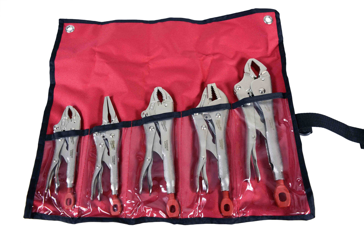 Milwaukee 48-22-3695 5 Piece Locking Plier Auto Kit