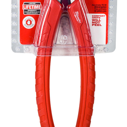 Milwaukee 48-22-6108 8-Inch Hardened Iron Carbide Edge Diagonal Cutting Pliers