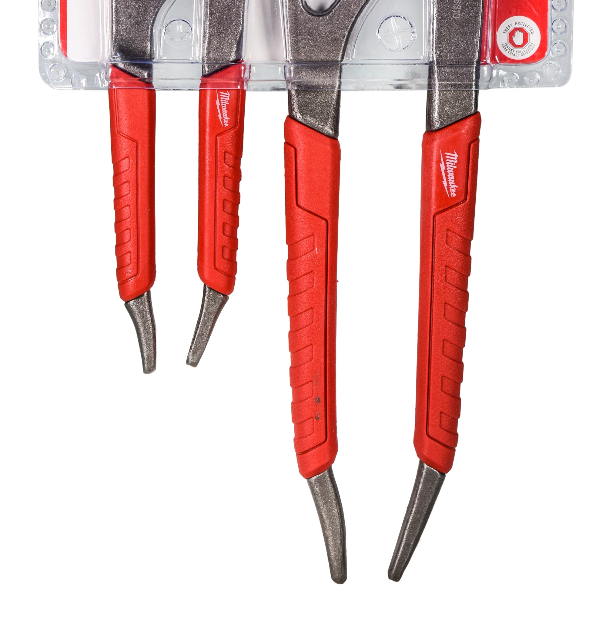 Milwaukee 48-22-6330 6" & 10" Comfort Grip Straight Jaw Pliers Set