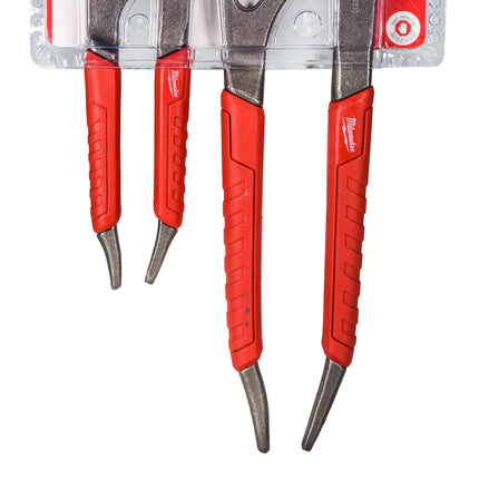 Milwaukee 48-22-6330 6" & 10" Comfort Grip Straight Jaw Pliers Set