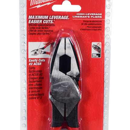 Milwaukee 48-22-6502 9 in. High-Leverage Lineman Pliers