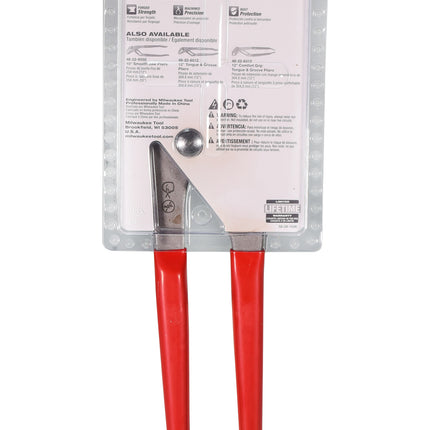 Milwaukee 48-22-6552 12" Tongue Groove Adjustable Smooth Jaw Pliers