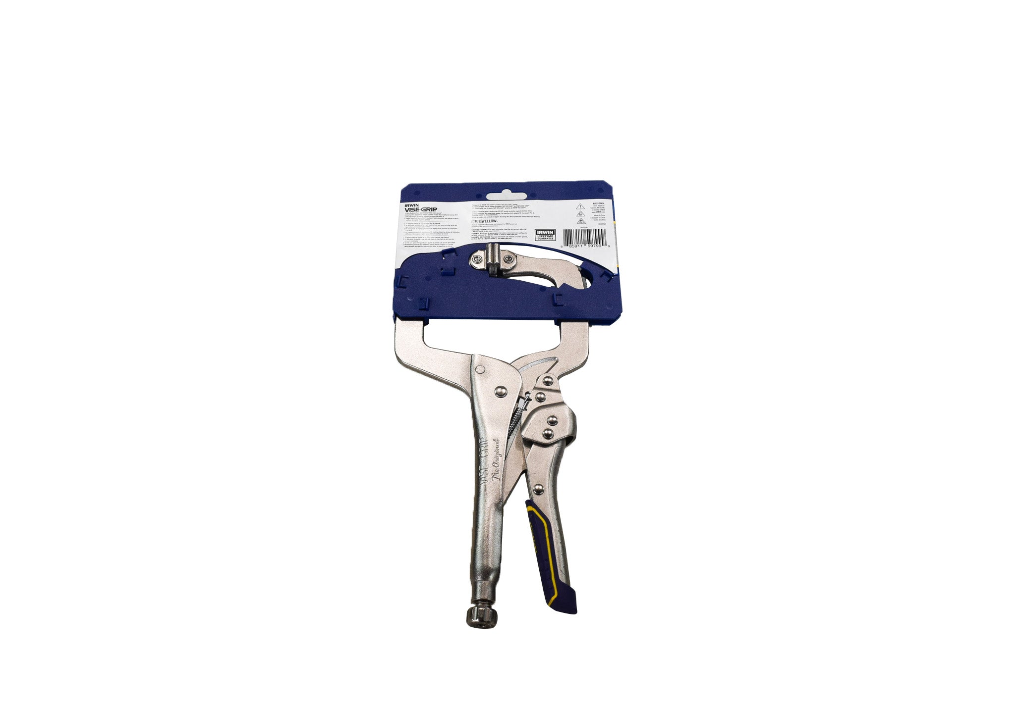 Vise-Grip IRHT82586 Fast Release 11" Welding C-clamp w/Swivel Pad Locking Pliers