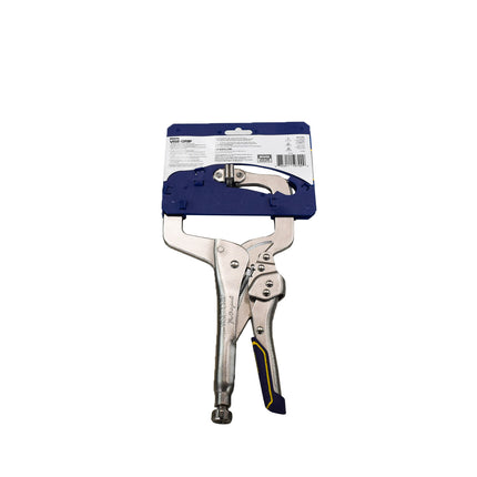 Vise-Grip IRHT82586 Fast Release 11" Welding C-clamp w/Swivel Pad Locking Pliers