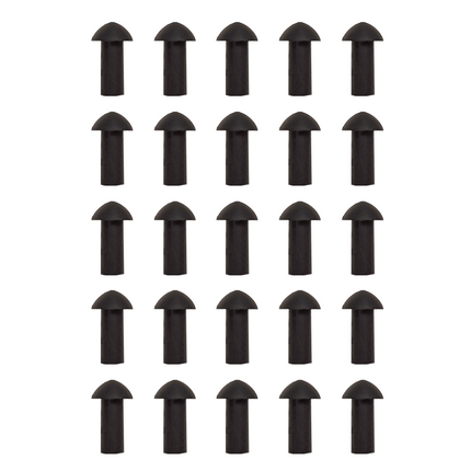 Stop & Go 2075 Mushroom Tire Plugs for Punctures and Flats, 3/4" Length x 5/16" Shaft Diameter, 25 Pack for Tubeless Tires on Motorcycles, ATVs, UTVs, Cars, and Trucks