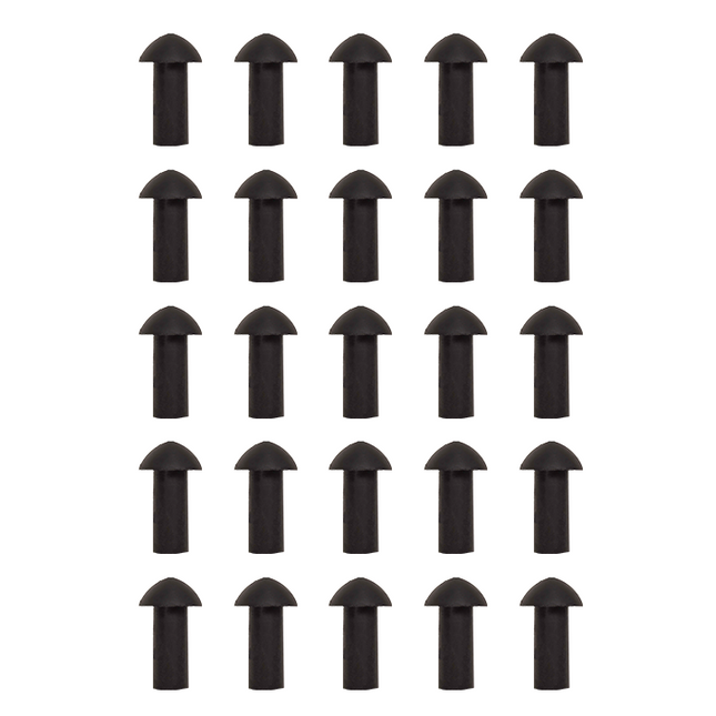 Stop & Go 2075 Mushroom Tire Plugs for Punctures and Flats, 3/4" Length x 5/16" Shaft Diameter, 25 Pack for Tubeless Tires on Motorcycles, ATVs, UTVs, Cars, and Trucks