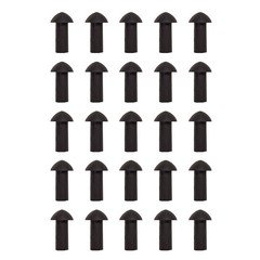 Stop & Go 2075 Mushroom Tire Plugs for Punctures and Flats, 3/4" Length x 5/16" Shaft Diameter, 25 Pack for Tubeless Tires on Motorcycles, ATVs, UTVs, Cars, and Trucks