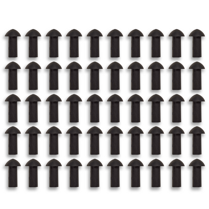 Stop & Go 3075 Mushroom Tire Plugs for Punctures and Flats, 3/4" Length x 5/16" Shaft Diameter, 50 Pack for Tubeless Tires on Motorcycles, ATVs, UTVs, Cars, and Trucks