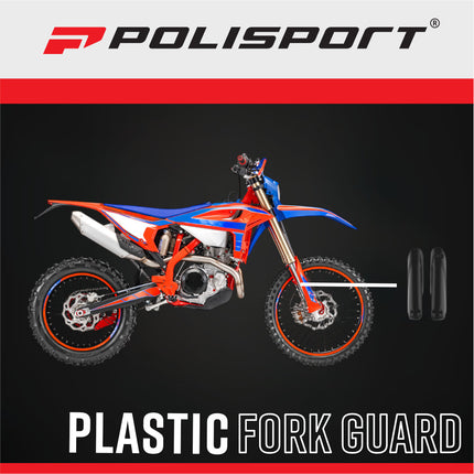 Polisport OEM‑Quality Fork Guards for Beta RR 250/300 2‑Stroke (2019+) and RR 350/400/450 4‑Stroke (2019+) – Durable Polypropylene, Glossy Finish, Perfect OEM‑Fit Replacement (8399100003)-Black