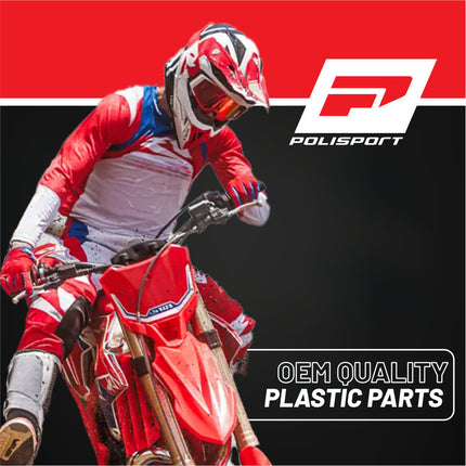 Polisport OEM‑Quality Fork Guards for Beta RR 250/300 2‑Stroke (2019+) and RR 350/400/450 4‑Stroke (2019+) – Durable Polypropylene, Glossy Finish, Perfect OEM‑Fit Replacement (8399100003)-Black
