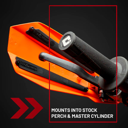 Polisport  APT Unbreakable Clutch Lever - Fits: Honda CRF450R / CRF450RX (2021-2025), OEM Shape, APT Composite, Stainless Strip, CNC Adapter, Bendable Design, Easy Install, Black