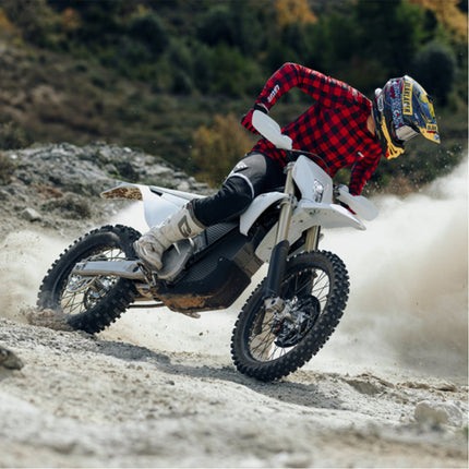 Polisport Motocross (MX) Frame Protector for Stark Varg (2023-2026) - Dirt Bike - OEM Quality, Durable Gloss Polypropylene (DGP), Flexible & Perfect Fit - Black