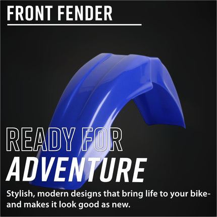 Polisport (MX) Front Fender for Yamaha YZ 250F/WR 250F (01-05) WR 400F (00-02) YZ 426F (01-02) YZ 450F/WR 450F (03-05) YZ 125/250 (00-05)-OEM Quality, Durable, Flexible & Perfect Fit - Blue