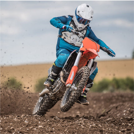 Polisport 8554700002 Rear Fender for KTM SX 85 2018-2024 Models, Durable Gloss Polypropylene Dirt Bike MX Tail Piece Replacement Mudguard, OEM Match White