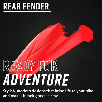 Polisport 8556000004 Rear Fender and Side Panels Fits Beta RR 2018‑2019 and Xtrainer 2015‑2022 – OEM‑Style Durable Replacement Plastic – Red